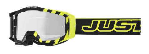Just 1 - Just 1 Iris Goggles - 698001009101900 - Stripe Yellow / Mirror Silver Lens - OSFM