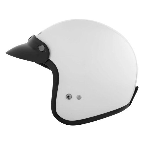 Cyber Helmets - Cyber Helmets U-382 Solid Helmet - U382-WHT-XL - White - X-Large