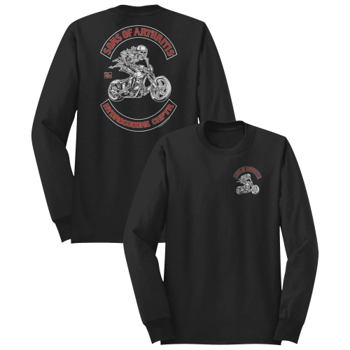 Evel Knievel - Evel Knievel SOA Hydrocodone Long Sleeve T-Shirt - SOA505_206LG - Black - Large