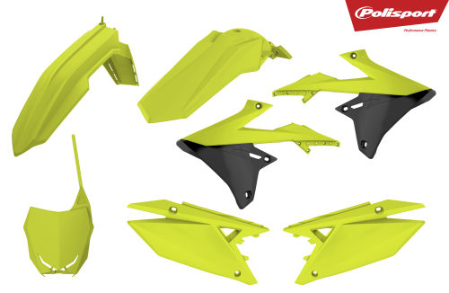 Polisport - Polisport Plastic Kit - Flo Yellow - 90781