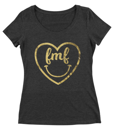 FMF Racing - FMF Racing Compassion Womens Scoop T-Shirt - HO7418901-BLK-WLG - Black - Large