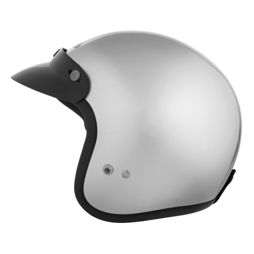 Cyber Helmets - Cyber Helmets U-382 Solid Helmet - U382-LTSIL-2XL - Gray - 2XL