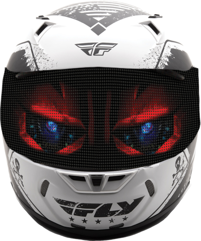 ONE - ONE Face Shield Decal - Red Monster - OV10P