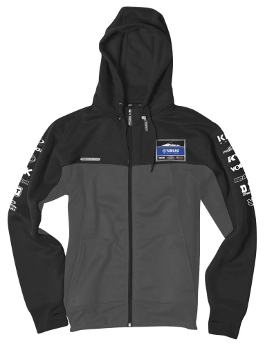 Factory Effex - Factory Effex Yamaha Tracker Jacket - 21-85214 - Black/Gray - Large