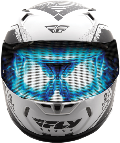 ONE - ONE Face Shield Decal - Skull Eyes - OV9P
