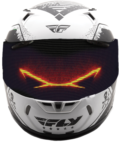 ONE - ONE Face Shield Decal - Fire Eyes - OV4P