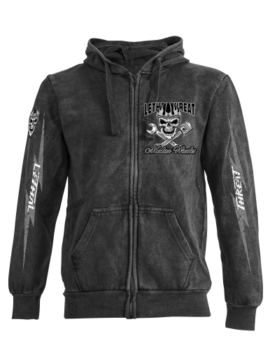 Lethal Threat - Lethal Threat Faster Hoody - HD84037L - Faster Skull - Large