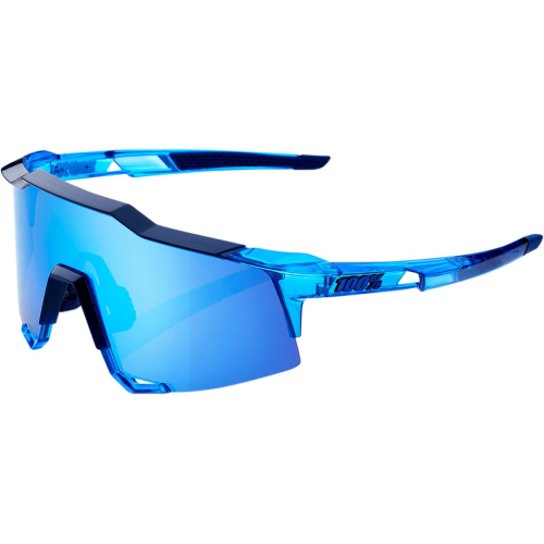 100% - 100% Speedcraft Sunglasses - 61001-122-75 - Blue / Blue Mirror Lens - OSFM