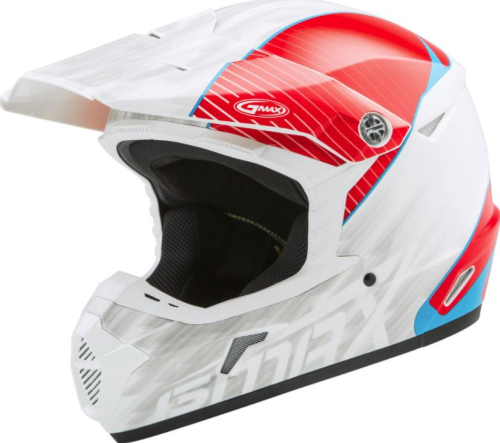 G-Max - G-Max MX46 Colfax Helmet - G3462013 - White/Red/Blue - X-Small