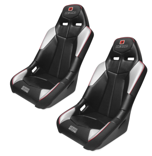 Beard Seats - Beard Seats Super-TZ Seats - Black/Silver/Red - 850-231