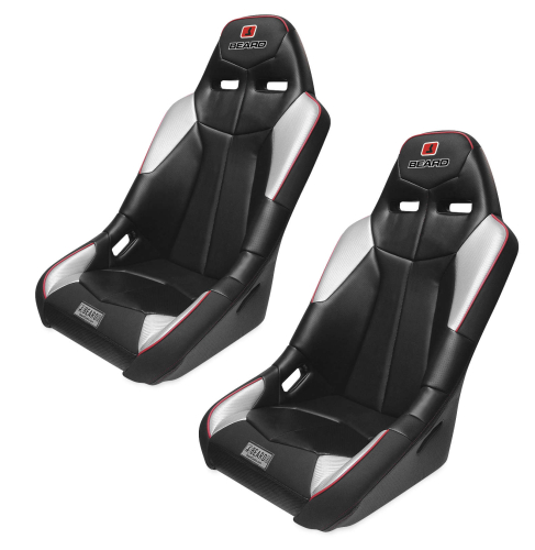 Beard Seats - Beard Seats Super-TZ Seats - Black/Silver/Expanded Metal - 850-230