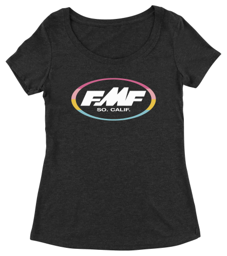 FMF Racing - FMF Racing Gamut Scoop Womens T-Shirt - SP8418900-BLK-WLG - Black - Large