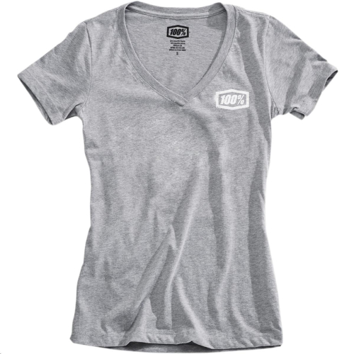 100% - 100% Saga Womens T-Shirt - 28006-188-10 - Gray - Small
