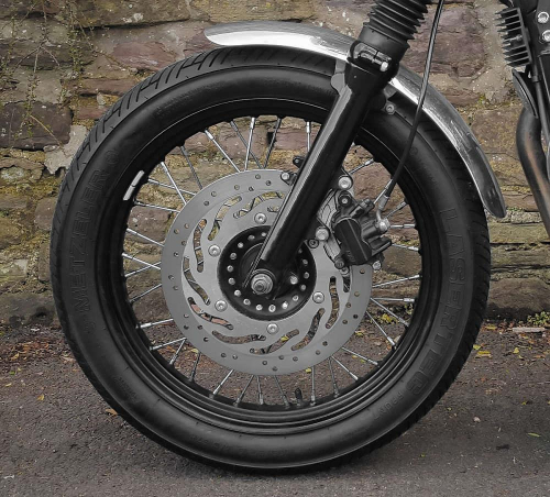 Motone - Motone Mid Length Front Fenders - Polished - MTE094