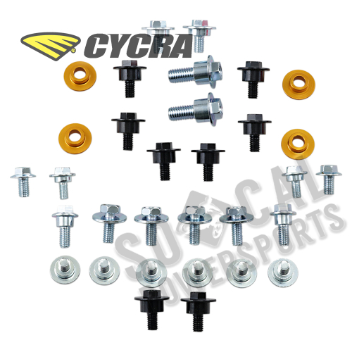 Cycra - Cycra Body Plastic Fastener Set - 1CYC-BK1005