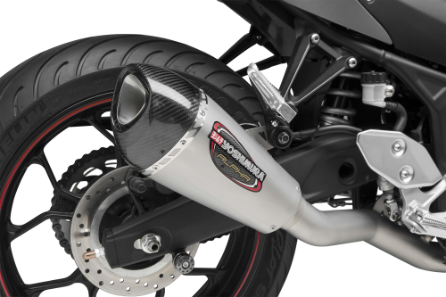 Yoshimura - Yoshimura Alpha T Race Series Works Finish Full System - Stainless Steel Muffler - Carbon Fiber End Cap - 1332OAP520