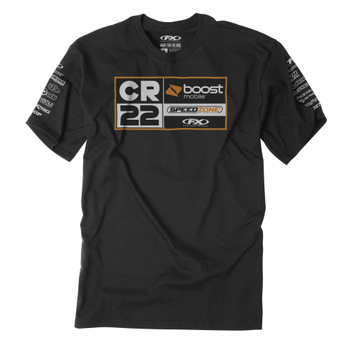 Factory Effex - Factory Effex Chad Reed 22 Team V2 Tee - 21-87524 - Black - Large