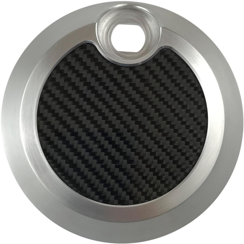 Brass Balls Cycles - Brass Balls Cycles Fuel Door with Carbon Inlay - Natural with Carbon Inlay - BB05-002