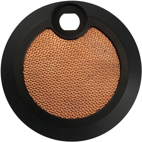 Brass Balls Cycles - Brass Balls Cycles Fuel Door with Carbon Inlay - Black with Copper Inlay - BB05-003