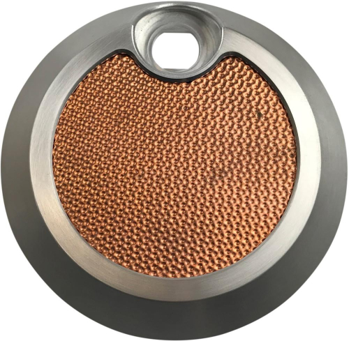 Brass Balls Cycles - Brass Balls Cycles Fuel Door with Carbon Inlay - Natural with Copper Inlay - BB05-004