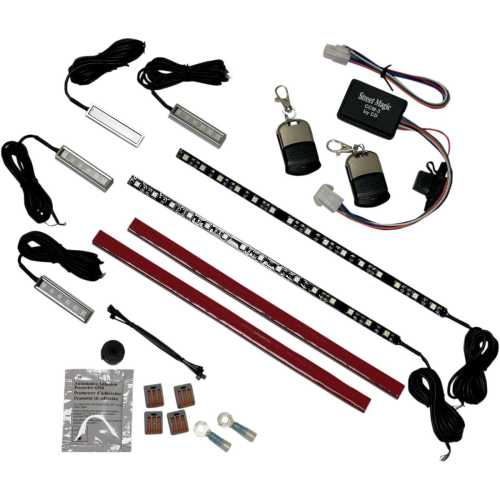 Custom Dynamics - Custom Dynamics Magical Wizard Full Lighted Engine Kit with Bluetooth Color Command 5 Remote Control - TMWK1BM6