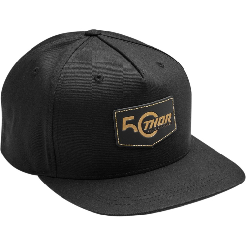 Thor - Thor 50th Anniversary Snapback Hat - 2501-2775 - Black/Gold - OSFM