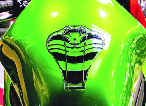 Stompgrip - Stompgrip Cobra Tankpad - Clear/Black - 51-04-3003