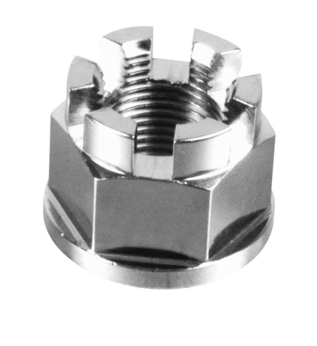 Pro Bolt - Pro Bolt Castle Rear Wheel Axle Nuts - M18x1.50mm - 27mm - Stainless - LSSNUT18150003Z2