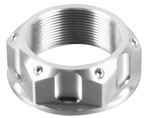 Pro Bolt - Pro Bolt Aluminum Steering Stem Nut - M28 x 1.00mm - Silver - LTYOKEO40S