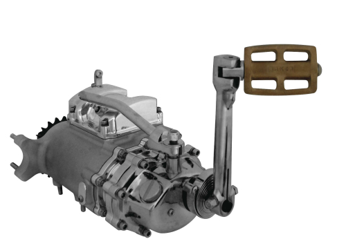 Baker - Baker 6-Into-4 Transmission with Kicker - Polished - M602P