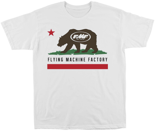 FMF Racing - FMF Racing Republic Tee - FA8118909-WHT-XL - White - X-Large