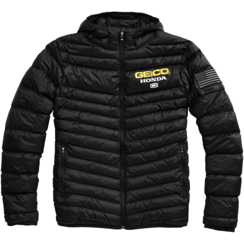 100% - 100% Geico Puffer Jacket - 39905-001-13 - Black - X-Large