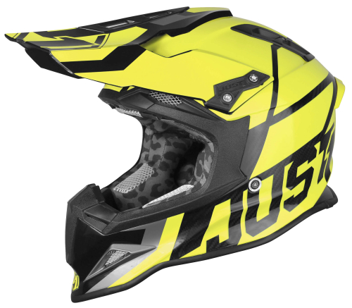 Just 1 - Just 1 J12 Unit Carbon Helmet - 6063230191045-02 - Fluorescent Yellow - X-Small