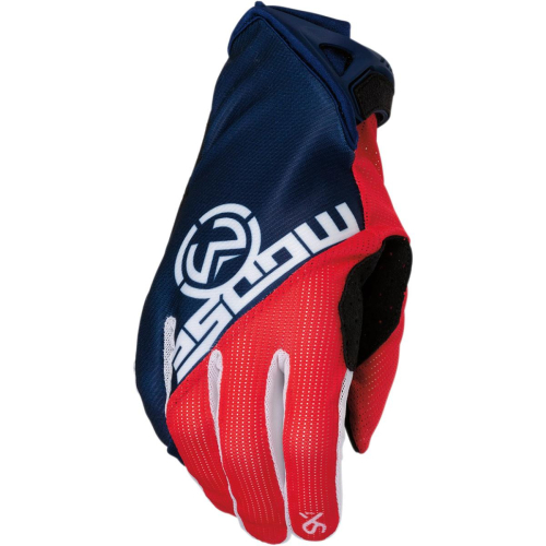 Moose Racing - Moose Racing SX1 Youth Gloves - 3332-1362 - Red/White/Blue - X-Small