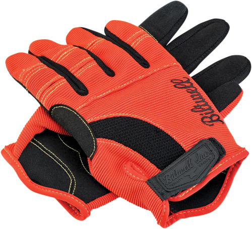 Biltwell Inc. - Biltwell Inc. Moto Gloves - GL-XSM-OY-BK - Orange/Black/Yellow - X-Small