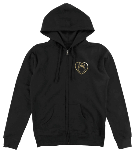 FMF Racing - FMF Racing Compassion Womens Zip Fleece - HO7422900-BLK-WLG - Black - Large