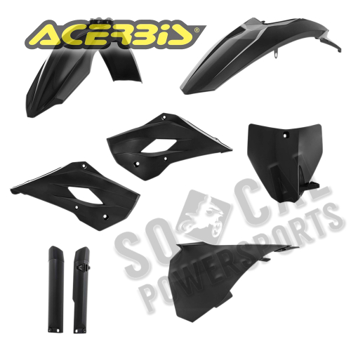 Acerbis - Acerbis Full Plastic Kit - Black - 2685930001