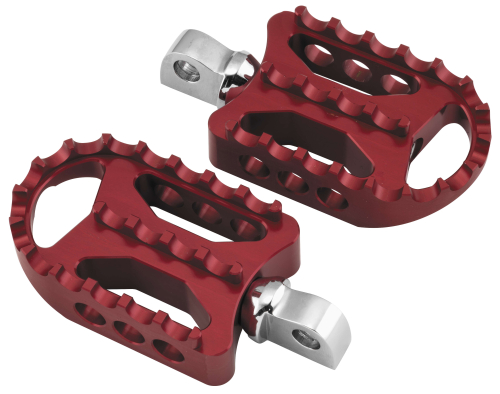 Brass Balls Cycles - Brass Balls Cycles BBMX Footpegs - Red - BB08-021