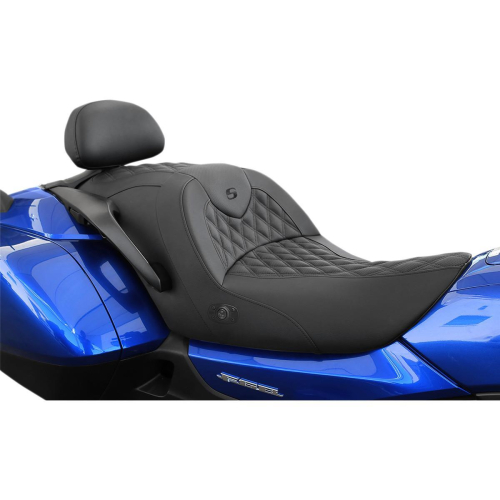 Saddlemen - Saddlemen Roadsofa LS Seat with Backrest - Heated - H23-20-182BRHCT