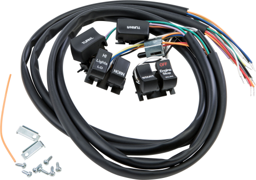 HardDrive - HardDrive Handlebar Switch - Left/Right - Black - 85070