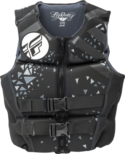 Fly Racing - Fly Racing Neoprene Womens Floatation Vest - 142424-700-810-18 - Black/Gray - X-Small