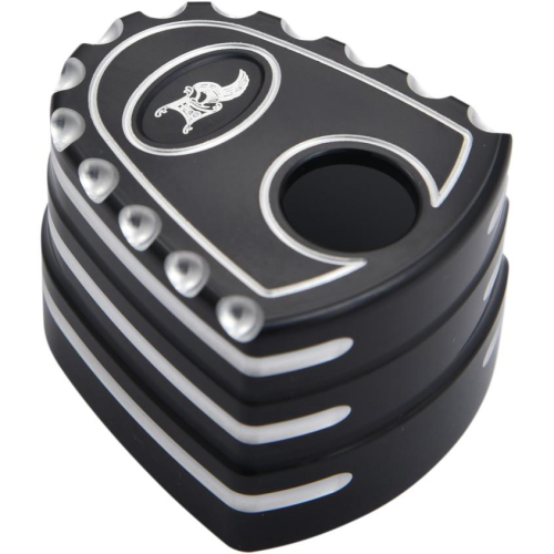 Kens Factory - Kens Factory Ignition Switch Cover - Black Machine - 20-013