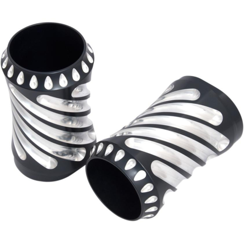 Kens Factory - Kens Factory Spiral Fork Boots - Black/Machined - 12-006
