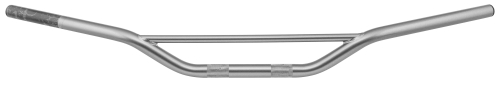 BikeMaster - BikeMaster 7/8in. Carbon Steel Handlebar - RM High - Silver - 111867