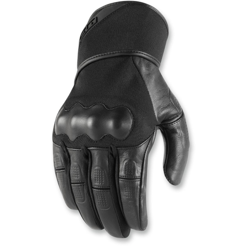 Icon - Icon Tarmac Waterproof Gloves  - XF-2-3301-3062 - Black - Large