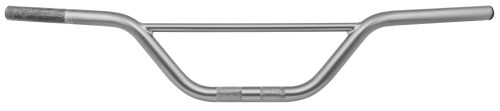 BikeMaster - BikeMaster Mini-Bend Handlebar - High Bend - Silver - 111850