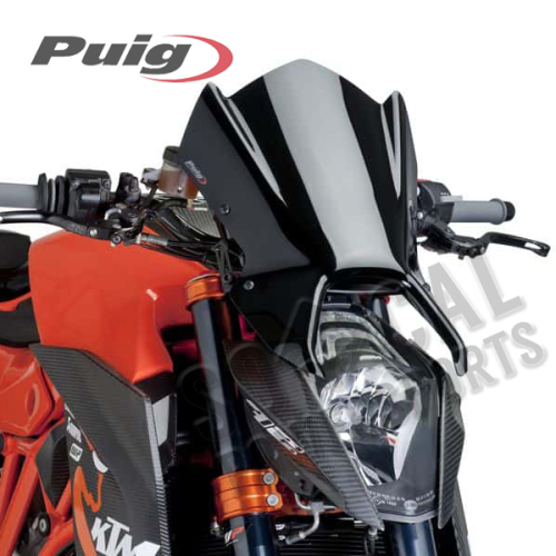 PUIG - PUIG New Generation Sport Windscreen - Black - 8140N