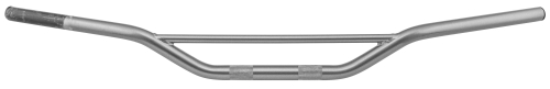 BikeMaster - BikeMaster 7/8in. Carbon Steel Handlebar - YZ Low Bend - Silver - 111871