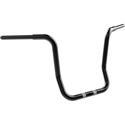 Khrome Werks - Khrome Werks 1-1/4in. Bobber-Style Ape Hanger Handlebar - Gloss Black - 300848