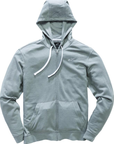 Alpinestars - Alpinestars Bona Fide Fleece Zip Front Hoody - 1018-53008-11-S - Gray - Small